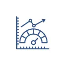 Business Efficiency Targeted Data Icon