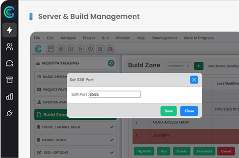 Server & Build Management