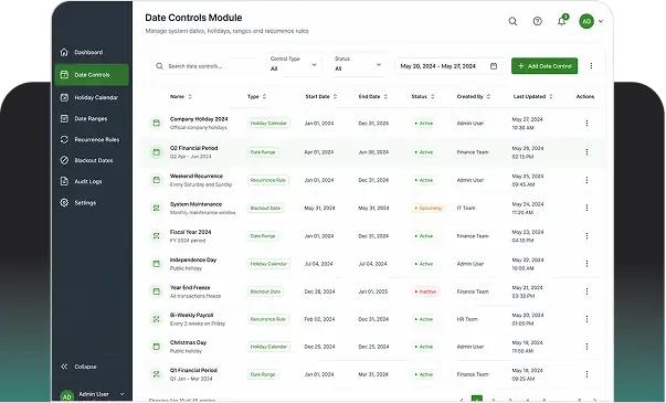 Date Controls Module