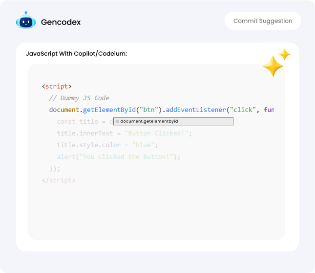 GenCodex Real-Time Code Auto-Completion