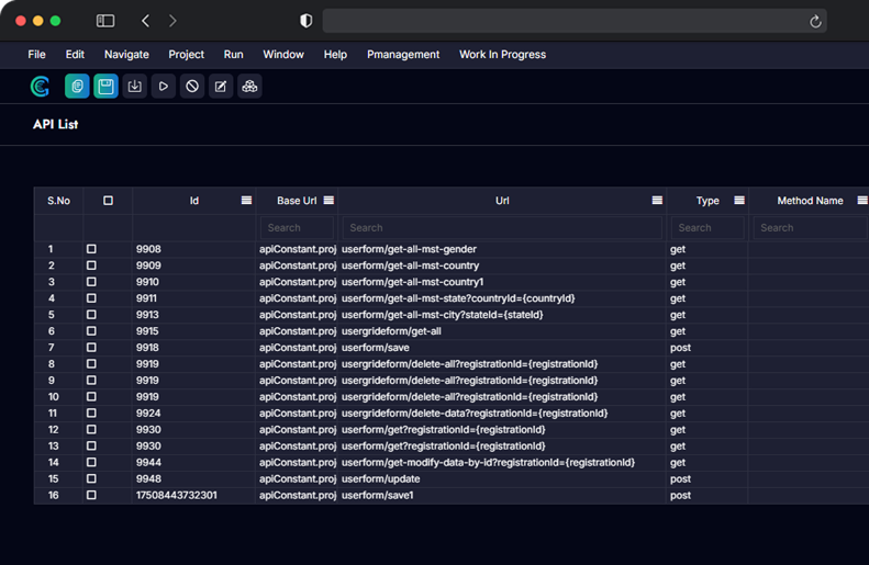 Gencodex Auto APIs Generation
