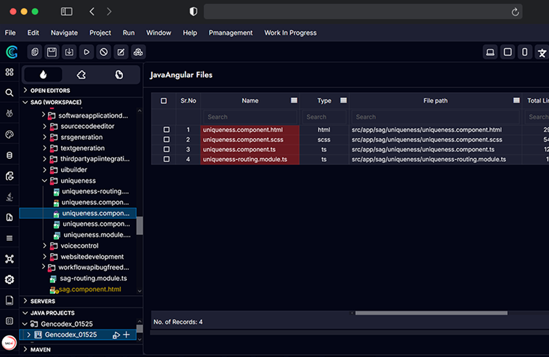 GenCodex Code Management Tool