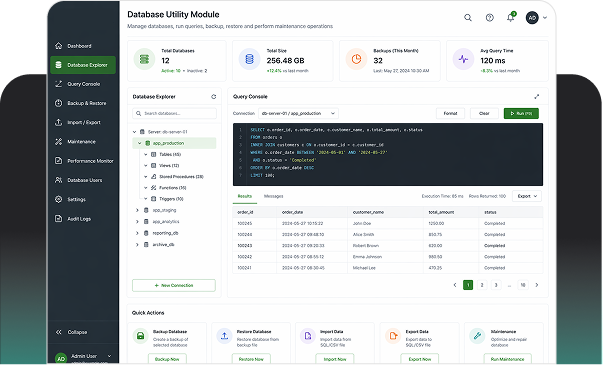 Database Utility Module