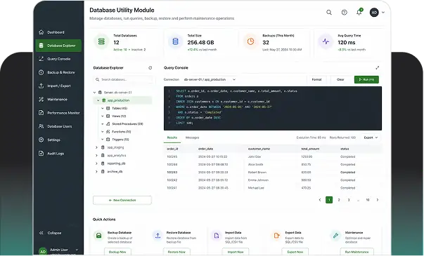 Database Utility Module