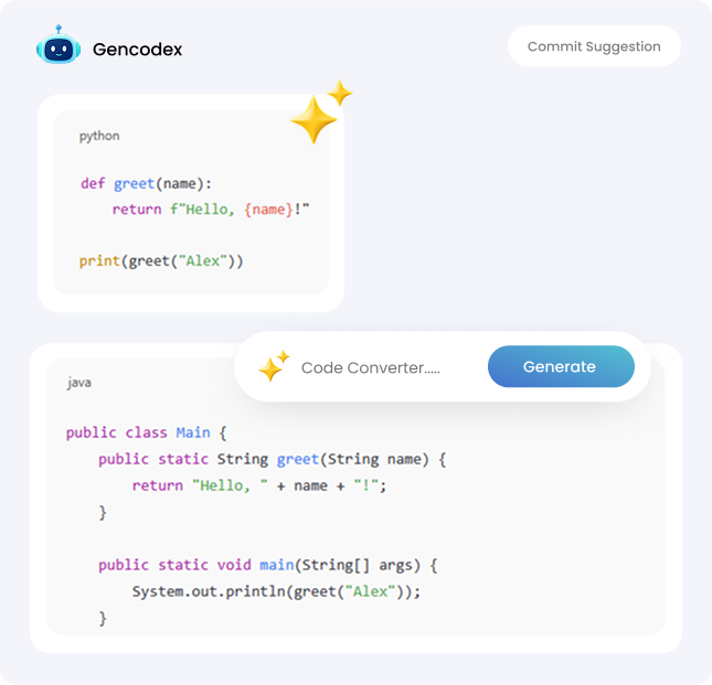 GenCodex AI Code Documentation (Comments)