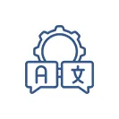 Integration with Language Processing  Icon