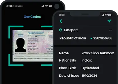 Passport scanner data