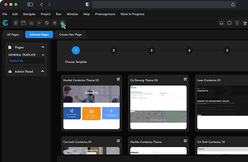 Predefined Templates