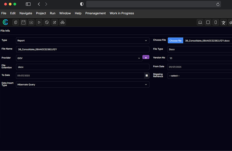 Reporting Tool
