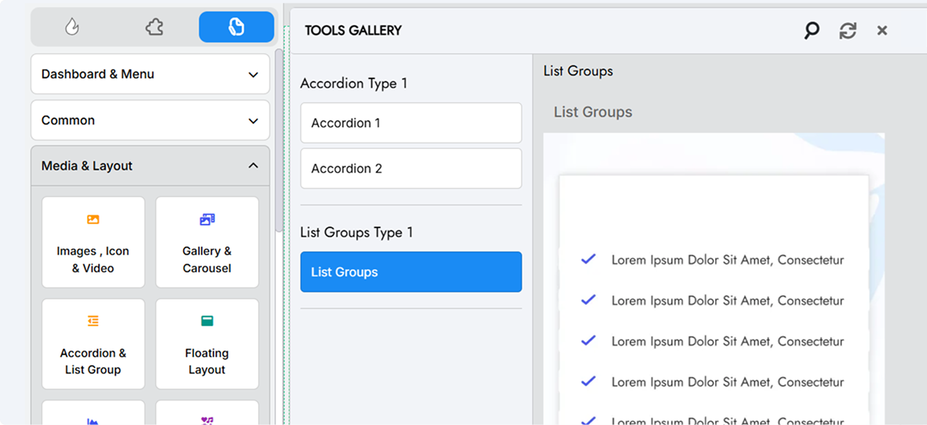 List View